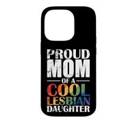 Carcasa para iPhone 14 Pro Orgullosa mamá de una Fresca Lesbiana Hija