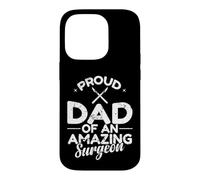 Carcasa para iPhone 14 Pro Orgulloso papá de un increíble Cirujano Padre médico
