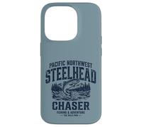 Carcasa para iPhone 14 Pro Pacific Northwest Steelhead Chaser Fishing PNW Trout Angler