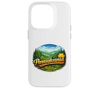 Carcasa para iPhone 14 Pro Paisaje escénico del Valle del Bosque de Pensilvania