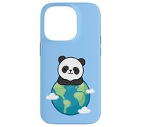 Carcasa para iPhone 14 Pro Panda Madre Tierra Día Divertido para Amante del Planeta Ambiente