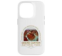 Carcasa para iPhone 14 Pro Parque Nacional del Gran Cañón Arizona USA Rutas de Senderismo Retro