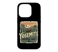 Carcasa para iPhone 14 Pro Parque Nacional Yosemite California USA Vintage Travel Design