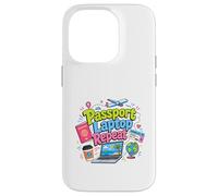 Carcasa para iPhone 14 Pro Pasaporte Laptop Repeat Travel Work Lifestyle Design