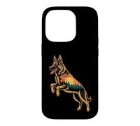 Carcasa para iPhone 14 Pro Pastor Alemán Naturaleza Bosque Perros Pastor Alemán
