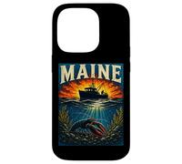 Carcasa para iPhone 14 Pro Patrimonio costero del Barco Langosta de Maine