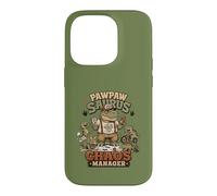 Carcasa para iPhone 14 Pro Pawpaw Saurus Chaos Manager Abuelo Papá Broma Vintage