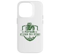 Carcasa para iPhone 14 Pro Paysan et Fier de l'être Design Humor Agricole Fermier