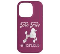 Carcasa para iPhone 14 Pro Peluquería Divertida de Perro caniche Recortado The Fur Whisperer