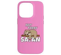 Carcasa para iPhone 14 Pro Perezoso Not Today Satan