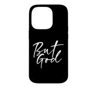 Carcasa para iPhone 14 Pro Pero Dios - Cristiano religioso Jesús Icono Fe Esperanza - Delgado