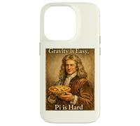 Carcasa para iPhone 14 Pro Pi Day Gravity is Easy Pi es difícil Divertido Newton Science Pun