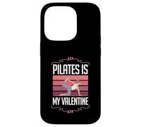 Carcasa para iPhone 14 Pro Pilates es mi Amor Divertido contra el corazón de San Valentín