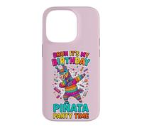 Carcasa para iPhone 14 Pro Piñata Birthday Time Brush It's My Birthday Party Birthday para niños