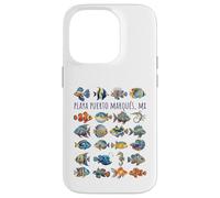 Carcasa para iPhone 14 Pro Playa Puerto Marques México Colorido Pez Diseño