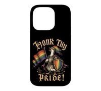 Carcasa para iPhone 14 Pro Pon la bocina a tu Orgullo Medieval REN Faire Goose LGBTQ