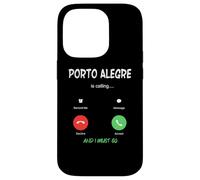 Carcasa para iPhone 14 Pro Porto Alegre está Llamando y Debo IR a Brasil de Viaje