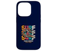 Carcasa para iPhone 14 Pro Portugal Ericeira Pedra Branca Surfing Wave Rider Holiday