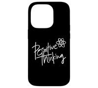 Carcasa para iPhone 14 Pro Positive Thinking Sign Think Like a Proton Be Positive Quote