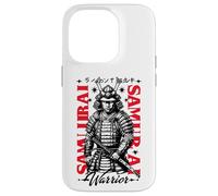 Carcasa para iPhone 14 Pro Póster de Historia marcial de Samurai Warrior Bold Ink