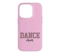 Carcasa para iPhone 14 Pro Práctica de Baile con Estampado de Leopardo para Madre de Bailarina