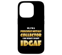 Carcasa para iPhone 14 Pro Precious Metals Collector Stack Gold Silver Copper Rare Coin