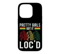 Carcasa para iPhone 14 Pro Pretty Girls Got It Loc'd Hair Afro Lover Melanina Dreadlock