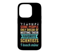 Carcasa para iPhone 14 Pro Profesor de Ciencias Regalo Enseñar Biología Química Física