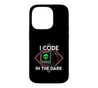 Carcasa para iPhone 14 Pro Programmer I Code In The Dark Retro Hacker Skull