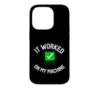 Carcasa para iPhone 14 Pro Programmer It Worked On My Machine Coding Joke
