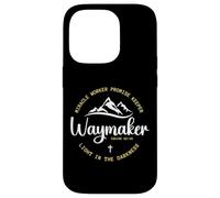 Carcasa para iPhone 14 Pro Promise Keeper Miracle Worker Waymaker Christian Mom Dad