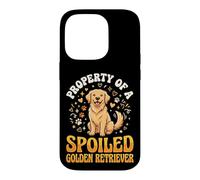 Carcasa para iPhone 14 Pro Property of A Spoiled Golden Retriever