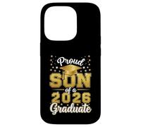 Carcasa para iPhone 14 Pro Proud Son of A Class 2026 Graduate Senior Graduate 26