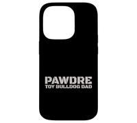 Carcasa para iPhone 14 Pro Proud Toy Bulldog Dad Dog Lover Apparel