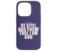 Carcasa para iPhone 14 Pro Psalm 46:10 Be Still & Know - Women Girls Butterfly
