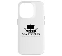 Carcasa para iPhone 14 Pro Pueblos del Mar - Antiguo Bronce Historia Mediterránea Meme