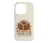 Carcasa para iPhone 14 Pro Pumpkin Book Club Vintage Fall Reader Design Leer Vintage