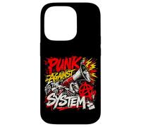 Carcasa para iPhone 14 Pro Punk contra el Sistema - Protesta rebelde Punk Rock