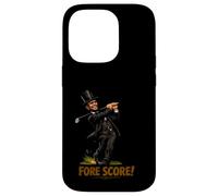 Carcasa para iPhone 14 Pro Puntuación de Fore | Abraham Lincoln Golfer Driver Civil War