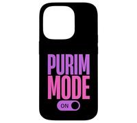 Carcasa para iPhone 14 Pro Purim Mode On Funny Purim Jewish Costume Happy Purim