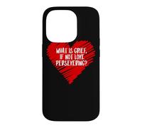 Carcasa para iPhone 14 Pro ¿Qué es el Dolor si no ama perseverante pérdida Cita Wanda Meme