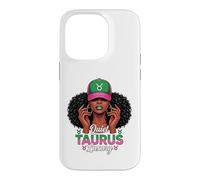 Carcasa para iPhone 14 Pro Quiet Luxury Taurus Afro Women Pink Green Cap Black Girl
