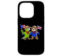 Carcasa para iPhone 14 Pro Raíces Puertorriqueñas-Costarricenses Bandera Puerto Rico