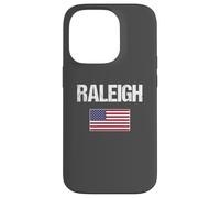 Carcasa para iPhone 14 Pro Raleigh Carolina Norte USA Bandera Estados Unidos América