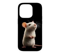 Carcasa para iPhone 14 Pro Rata Ratón Simpático Roedores Ratón Enano Ratas Pequeñas
