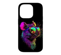 Carcasa para iPhone 14 Pro Rata Ratón Simpático Roedores Ratón Enano Ratas Pequeñas