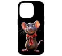 Carcasa para iPhone 14 Pro Rata Ratón Simpático Roedores Ratón Enano Ratas Pequeñas