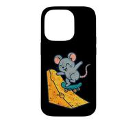 Carcasa para iPhone 14 Pro Ratón Patín Queso Rampa Dibujos Animados
