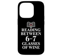 Carcasa para iPhone 14 Pro Read Between The Wines 6 7 Reading 6-7 Just One More Chapter
