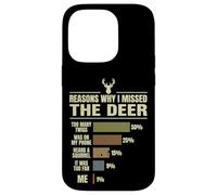 Carcasa para iPhone 14 Pro Reasons Why I Missed The Deer Temporada De Caza